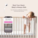 iBaby Smart Baby Breathing Monitor - with Camera and Audio, Tracking Baby's Breathing, Sleeping, Movement. i2 Wi-Fi Video Baby Monitor, Contactless, Work with Smartphone. - Image 8